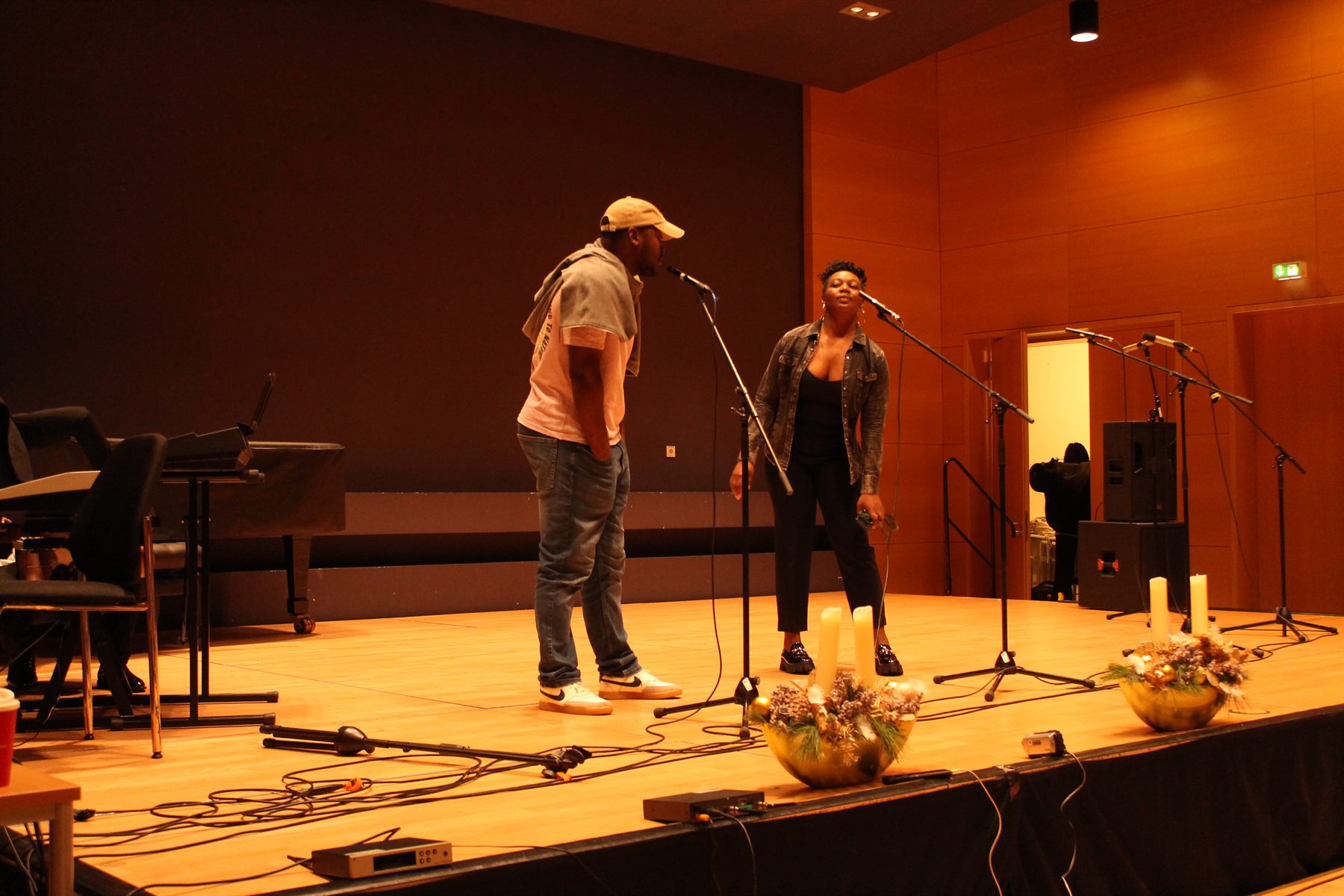 December lights, African voices